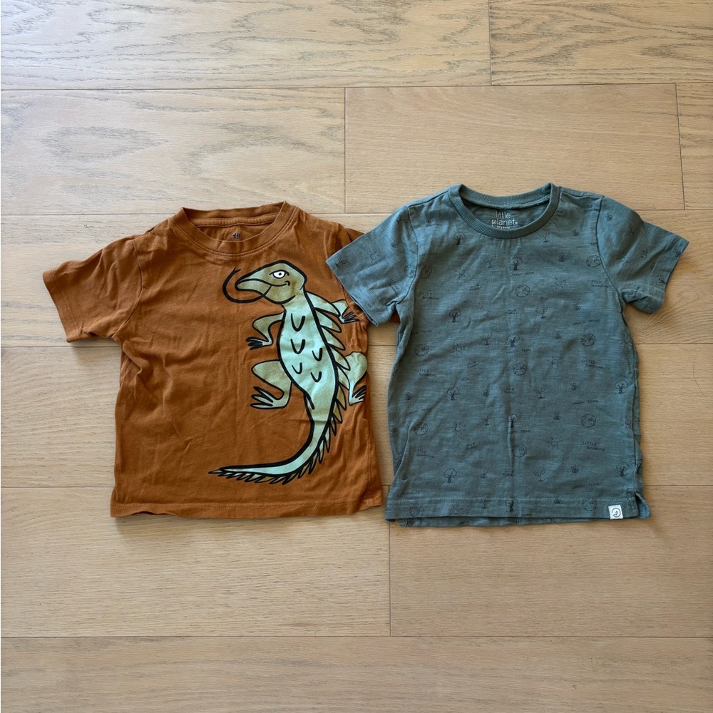 2 pack short sleeve tshirt, size 2T